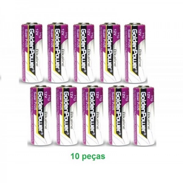 Bateria alcalina A23 12 Volts (10 pçs)