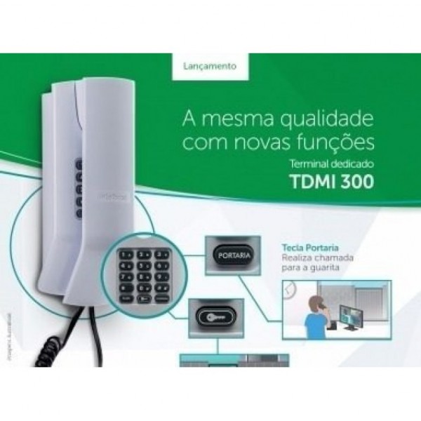 Telefone Gondola Branco TDMI 300 Maxcom Intelbras